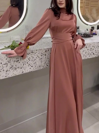Italian - Satin Maxi Dress
