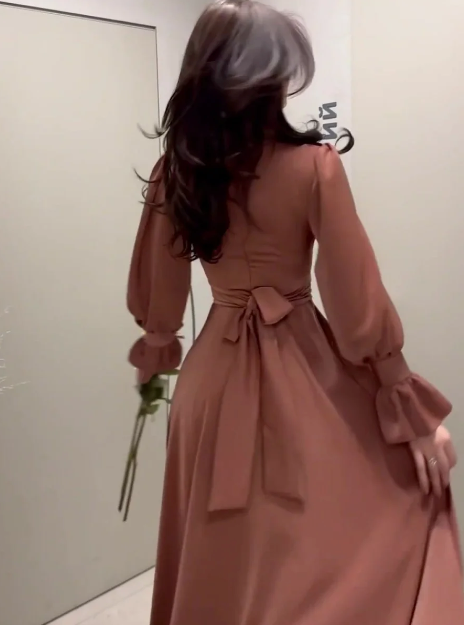 Italian - Satin Maxi Dress