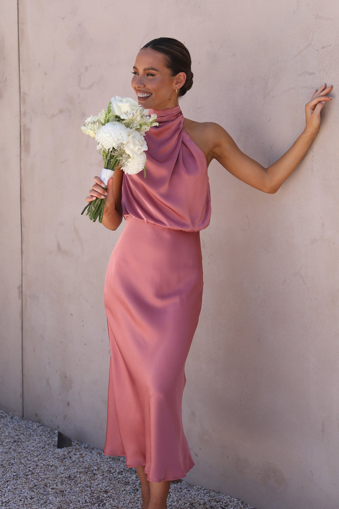 Sheila - Luxe Two-Piece Midi Dress Chic Versatility with a Modern Edge
