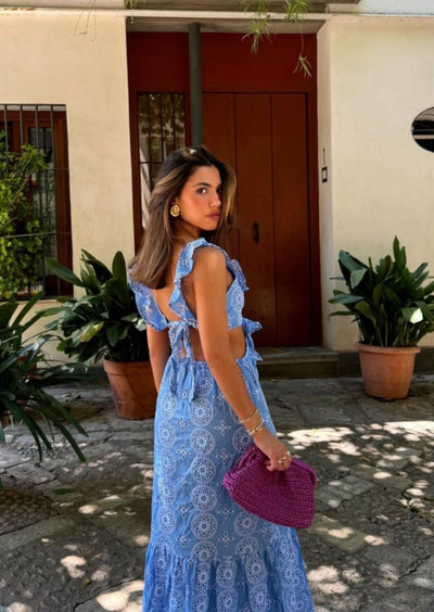 Ara – Graceful Ruffled Maxi Dress