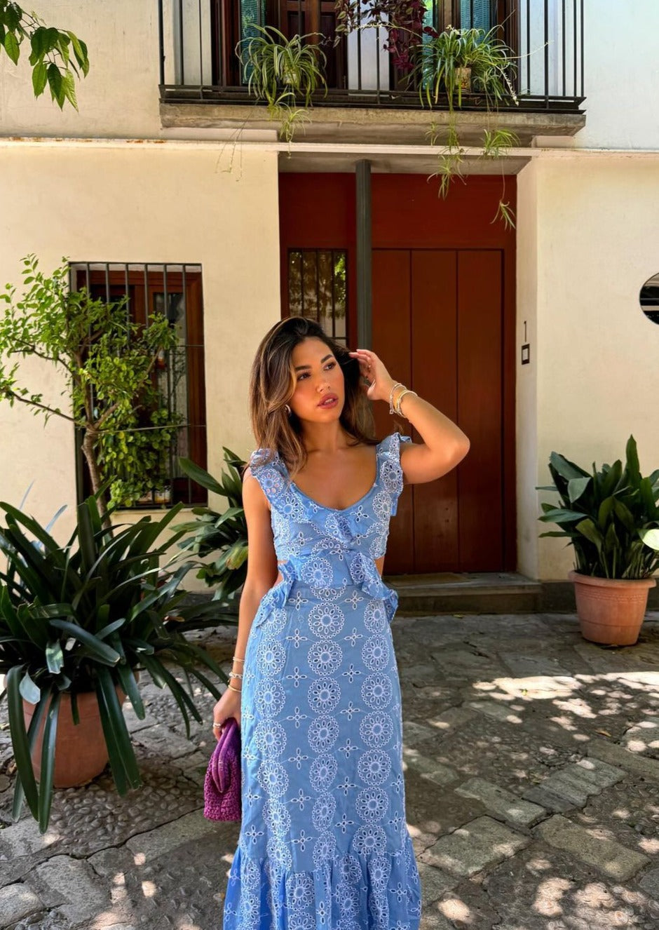 Ara – Graceful Ruffled Maxi Dress