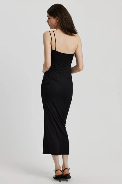 Cara – Classic Sleeveless Midi Dress