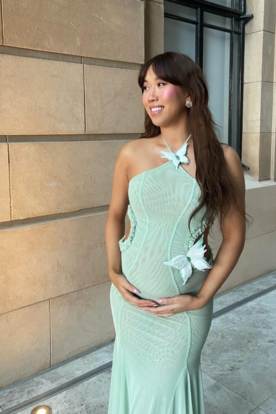 Victoria - Mermaid-Fit Halter Maxi Dress Curve-Hugging Glamour with Elegant Flair