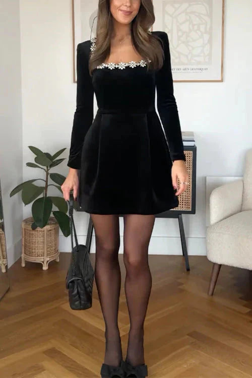Emily™ I Britney Velvet Dress