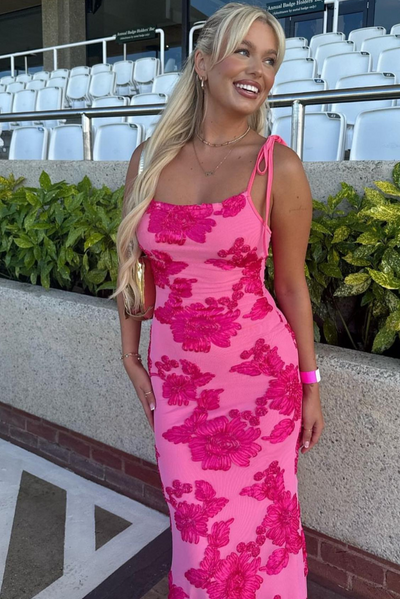 Aliyah – Floral Embroidered Maxi Dress