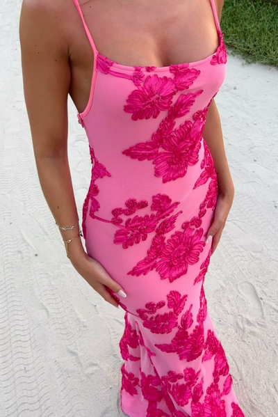 Aliyah – Floral Embroidered Maxi Dress