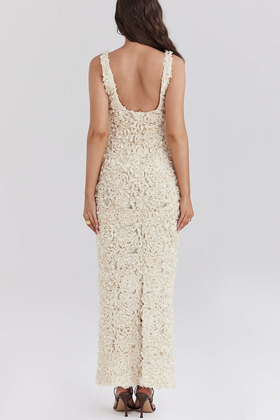Danna - Romantic Lace Floral Maxi Dress