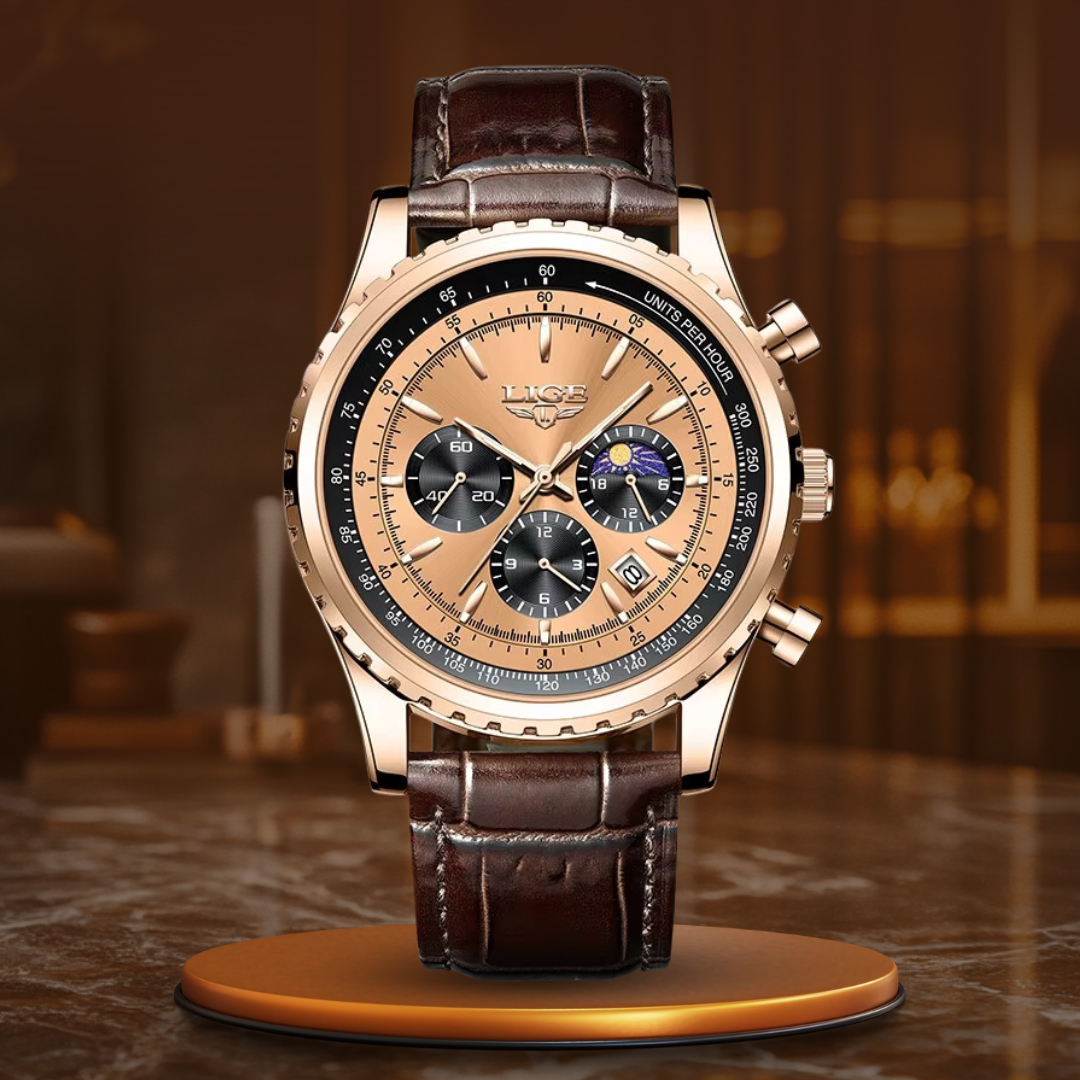 Fashionable men's quartz watch