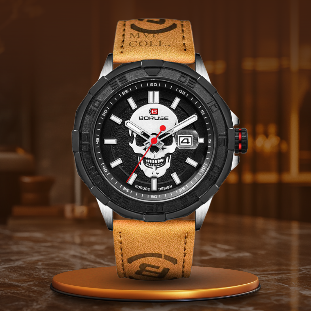 Fashionable, waterproof multifunctional chronograph watch