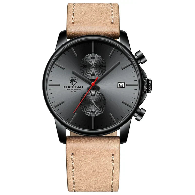 luxury sports quartz watch