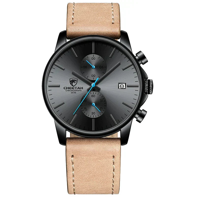 luxury sports quartz watch