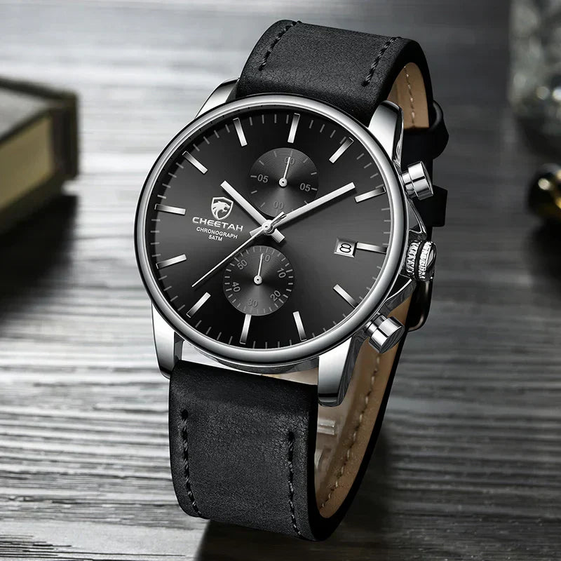 luxury sports quartz watch