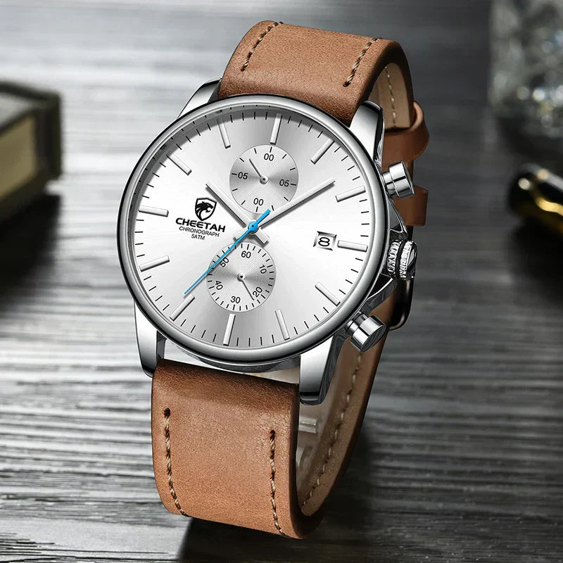 luxury sports quartz watch