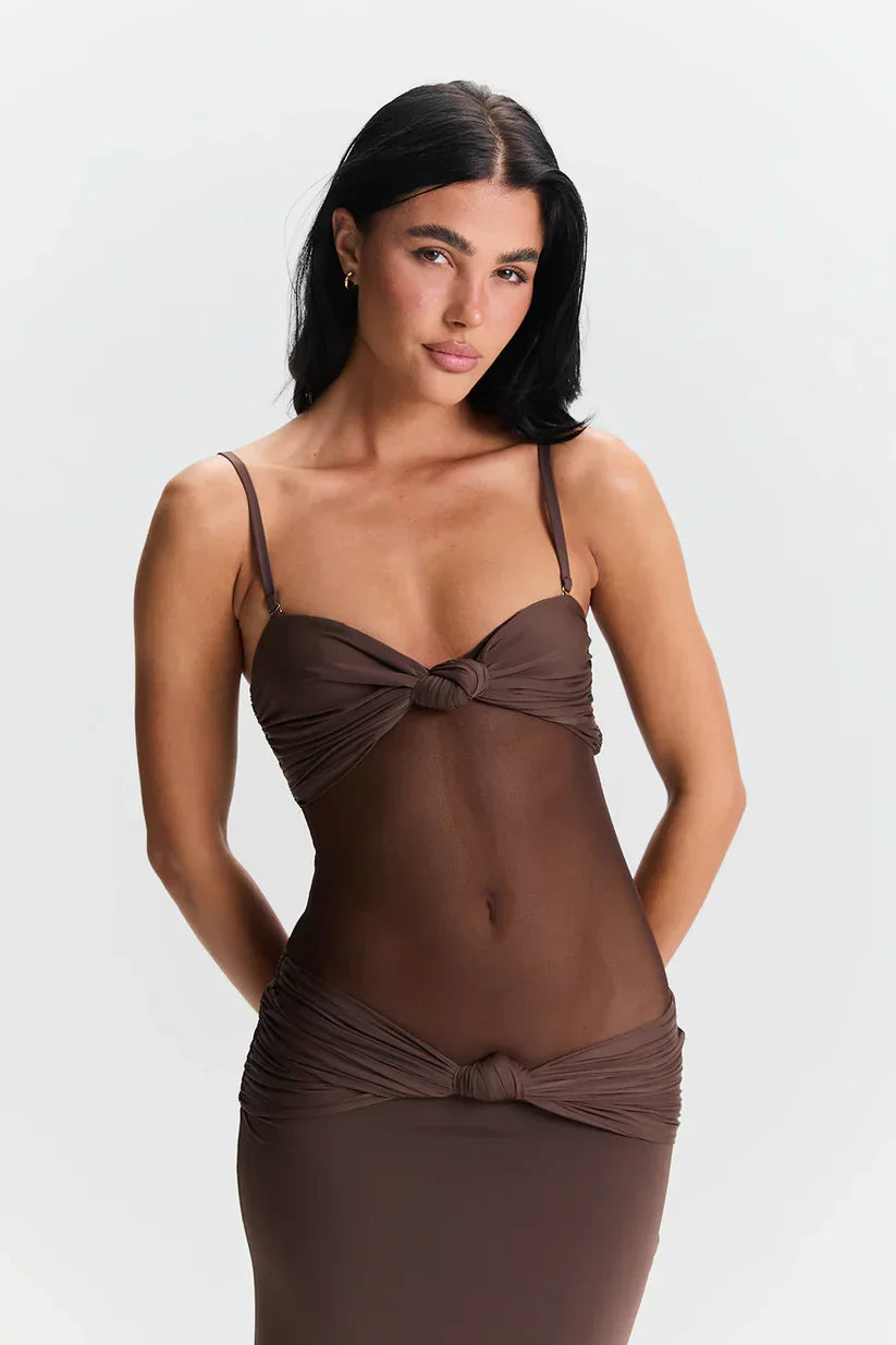 Luna – Modern Twist Detachable-strap Maxi Dress