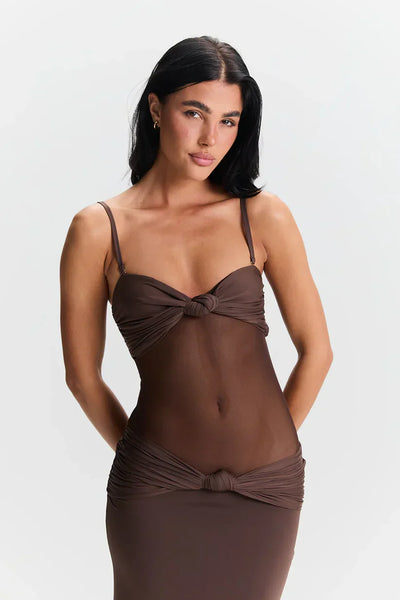 Luna – Modern Twist Detachable-strap Maxi Dress