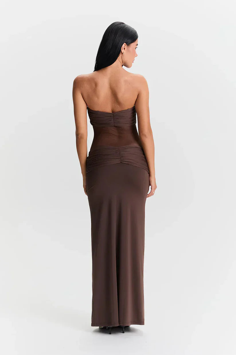 Luna – Modern Twist Detachable-strap Maxi Dress