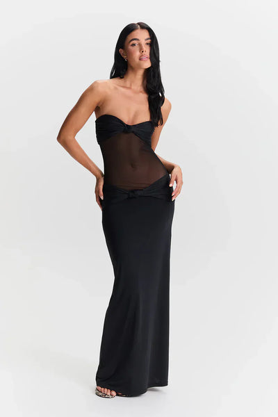 Luna – Modern Twist Detachable-strap Maxi Dress