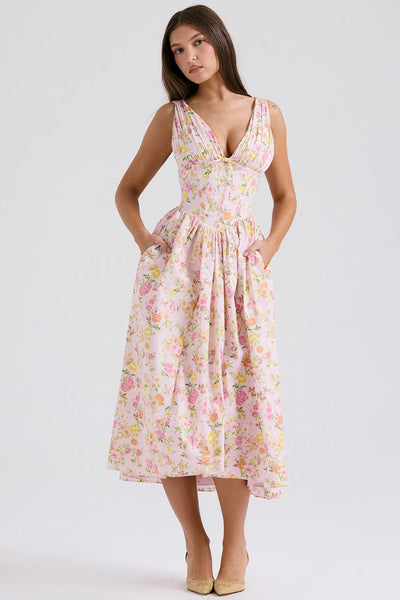 Marissa - Elegant Summer Midi Dress