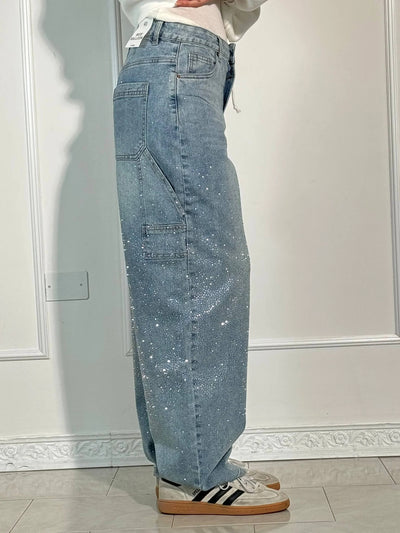 Ellaa |Balloon Carpenter Shine Denim Jeans