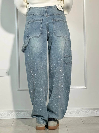 Ellaa |Balloon Carpenter Shine Denim Jeans