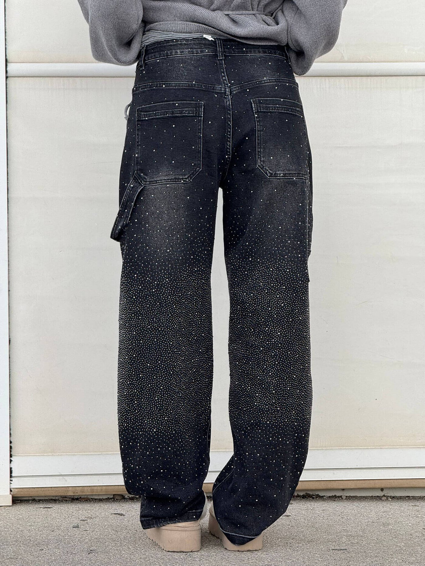 Ellaa |Balloon Carpenter Shine Denim Jeans