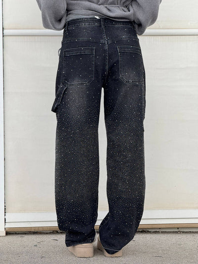 Ellaa |Balloon Carpenter Shine Denim Jeans