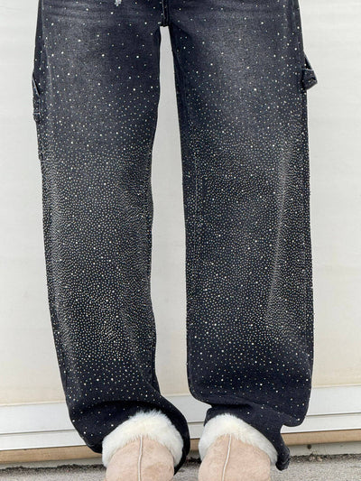 Ellaa |Balloon Carpenter Shine Denim Jeans