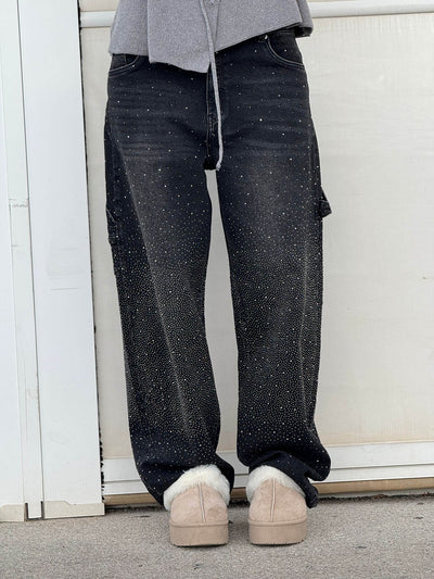 Ellaa |Balloon Carpenter Shine Denim Jeans