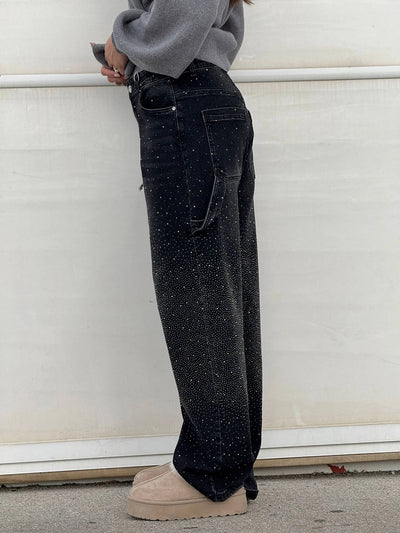 Ellaa |Balloon Carpenter Shine Denim Jeans