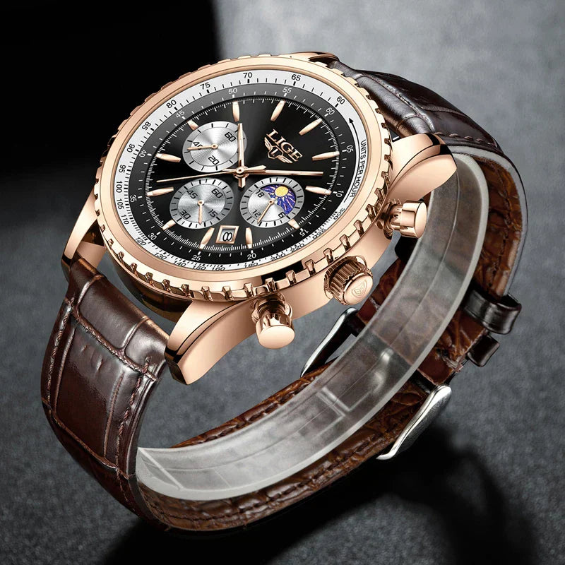 Fashionable men's quartz watch