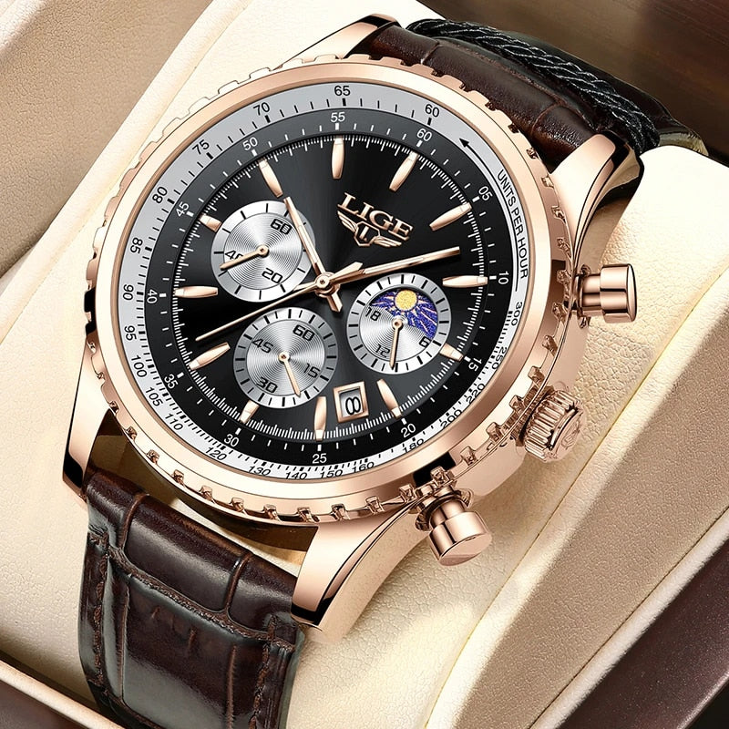 Fashionable men's quartz watch