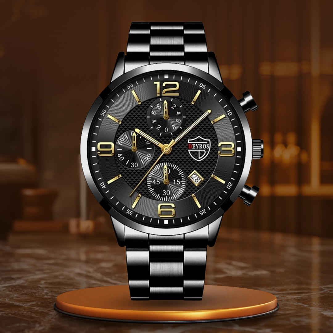 luxury men's watch for business people