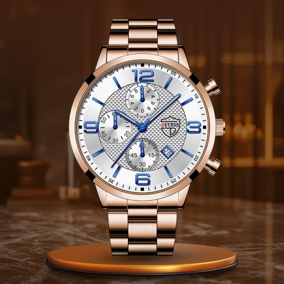 luxury men's watch for business people