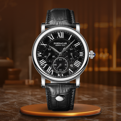 Luxurious, casual chronograph wristwatch