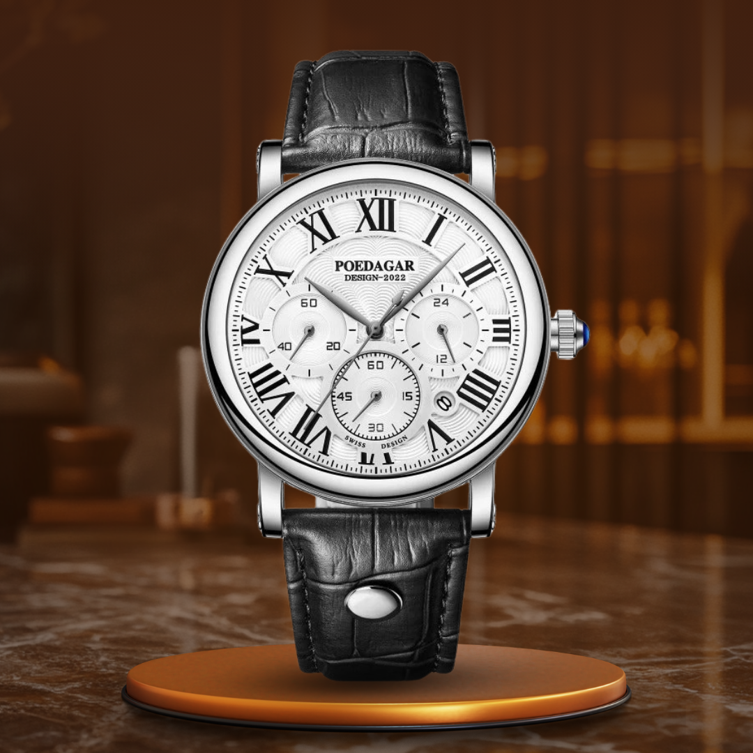 Luxurious, casual chronograph wristwatch