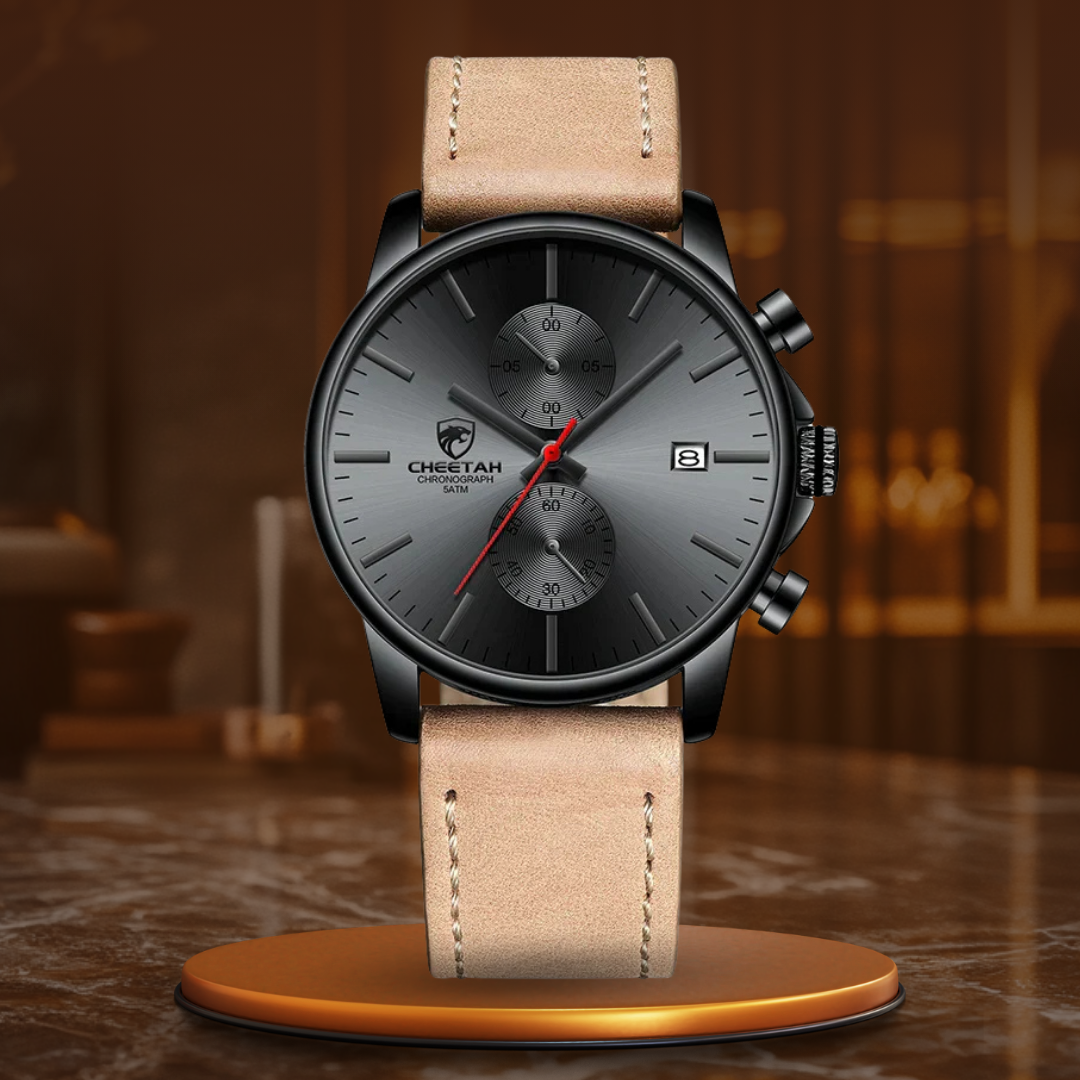 luxury sports quartz watch