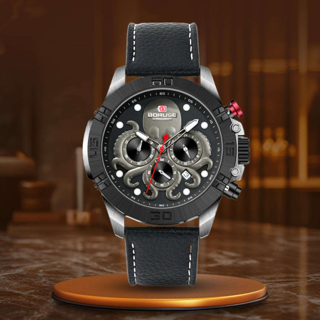 sports quartz watch for men