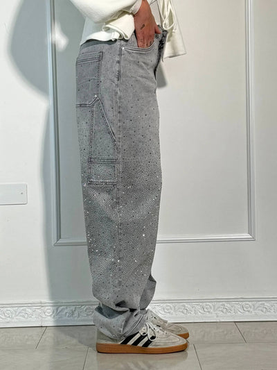 Ellaa |Balloon Carpenter Shine Denim Jeans