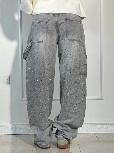 Ellaa |Balloon Carpenter Shine Denim Jeans