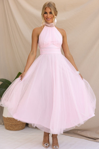 Ella - Whimsical Tulle Midi Dress