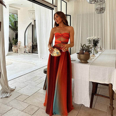 Aria - Breezy Strapless A-Line Maxi Dress Light, Airy, and Effortlessly Beautiful