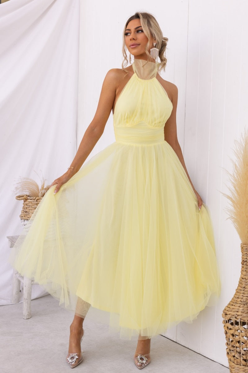 Ella - Whimsical Tulle Midi Dress