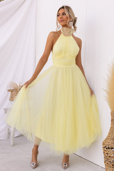 Ella - Whimsical Tulle Midi Dress