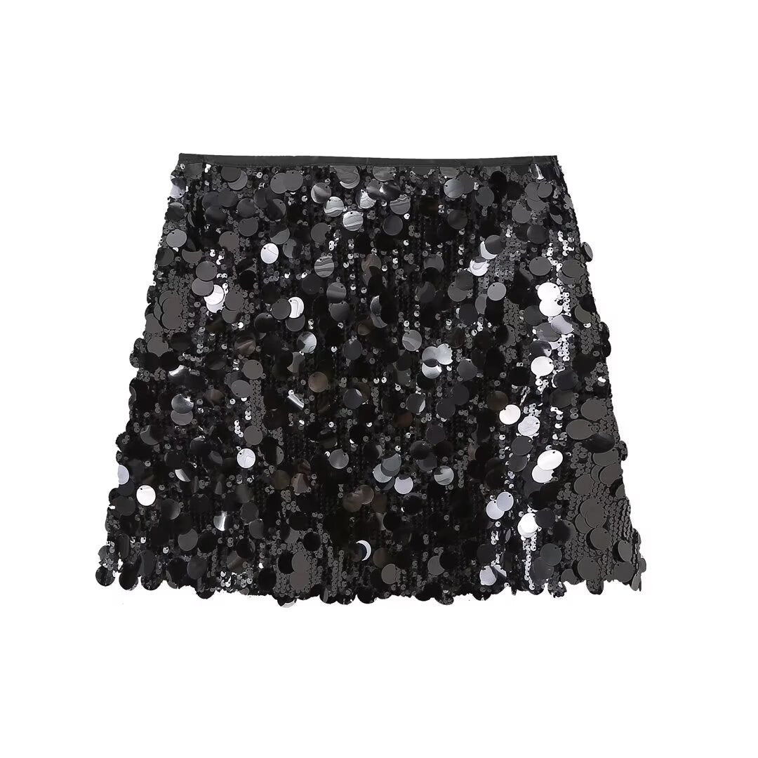 Mallory: Sparkling Sequin Skirt