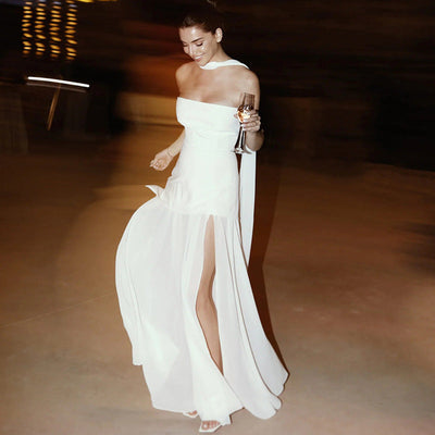 Danica - Elegant Asymmetrical Maxi Dress