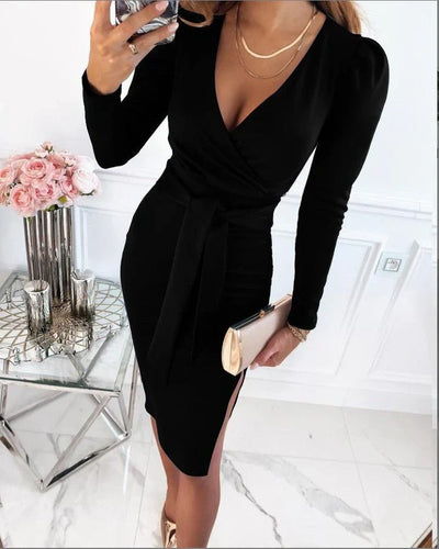 Mona - Elegant Midi Dress