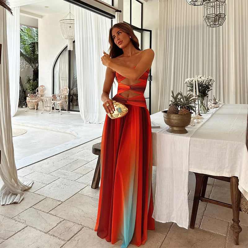 Aria - Breezy Strapless A-Line Maxi Dress Light, Airy, and Effortlessly Beautiful