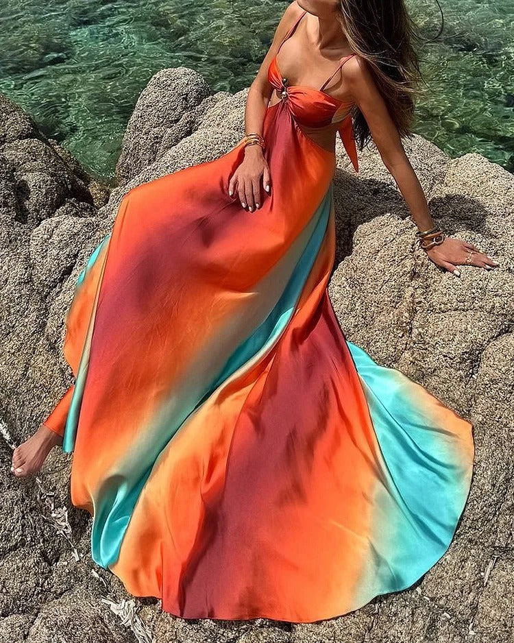 Bianca - Romantic Flowy Maxi Dress Soft Romance in Every Step