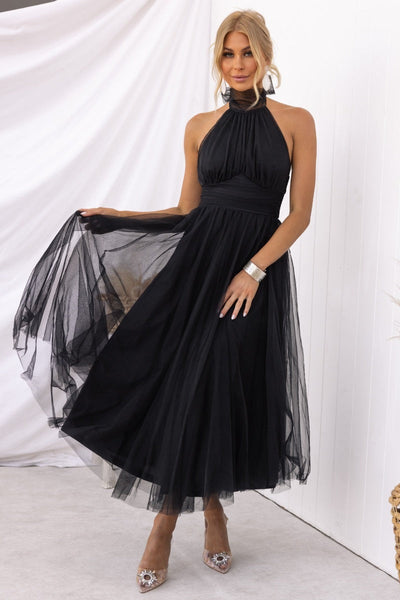 Ella - Whimsical Tulle Midi Dress
