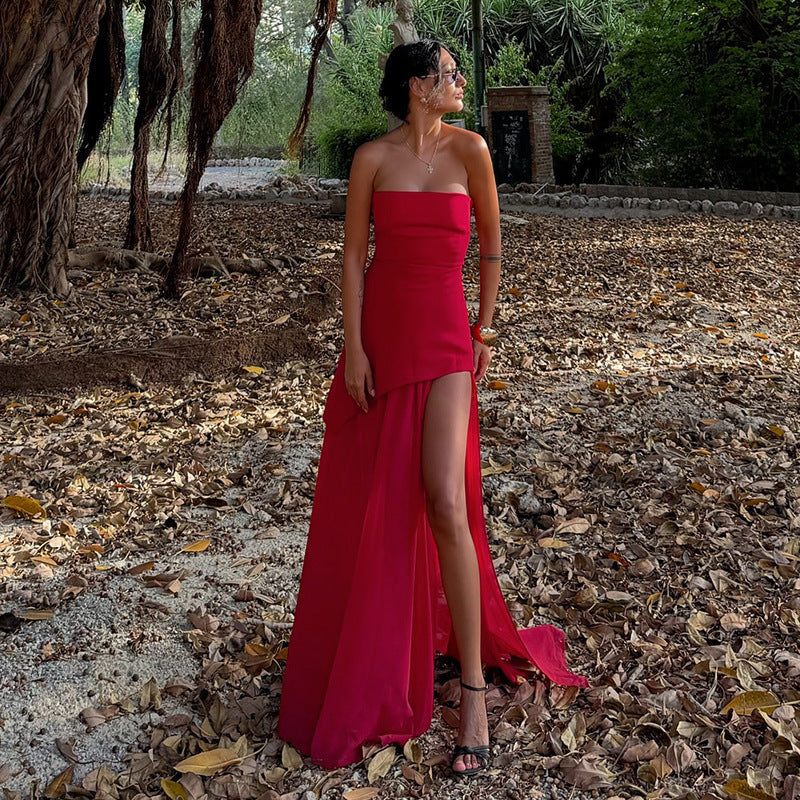 Danica - Elegant Asymmetrical Maxi Dress